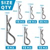 202PCS Hitch Pins Clip Pins, Linch and PTO Pins for
