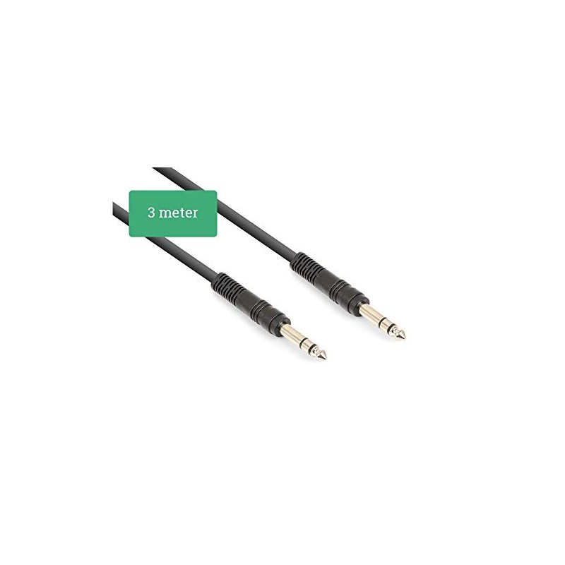 VONYX Signal Cable Audio Cable 6.3 mm Jack 3 Metres