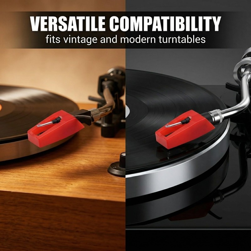 MIRKUZI Turntable Needles, 2 Universal Turntable Needles, Diamond Needles, Suitable