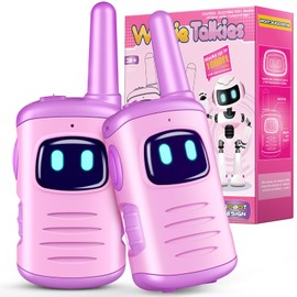 EUTOYZ Walkie Talkie for Kids, 4 5 6 7 8 Year Old Girl Gifts for 3-12 Year Olds Girl Toys Age 5-9 Kid Toys for Girls Kids Walky Talky Spy Game Sensory Toy for Autism Purple