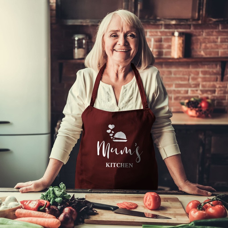 Pink Positive Mother's Day Gift Kitchen Apron | Chef Kitchen