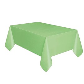 Unique Party 50391 - Apple Green Plastic Tablecloth, 9ft x 4.5ft
