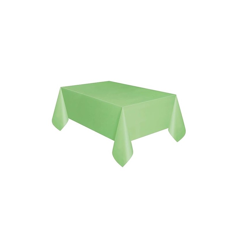 Unique Party 50391 - Apple Green Plastic Tablecloth, 9ft x