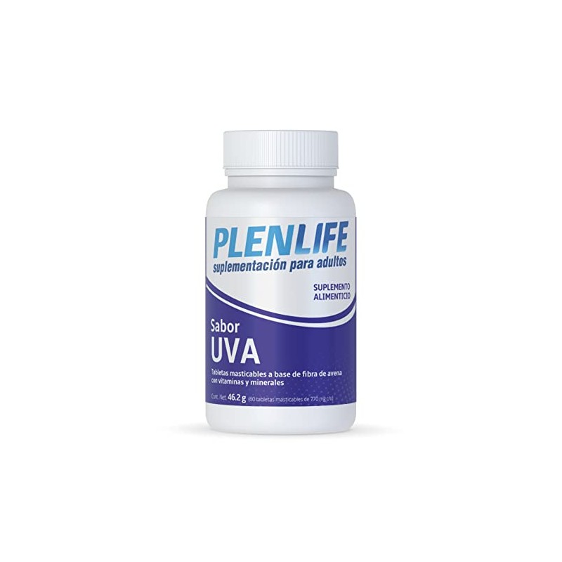 Plenlife Complejo Multivitaminas Tabletas Masticables Suplemento Alimenticio Vitaminas Minerales Sabor