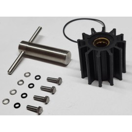Sea Water Pump Threaded Impeller Kit Replaces Volvo Penta 21700445 with Puller