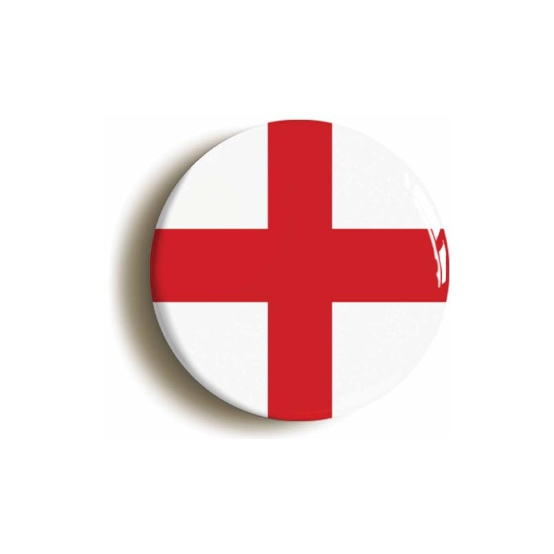 Ozorath ENGLAND BADGE BUTTON PIN (Size is 1inch/25mm diameter) ST