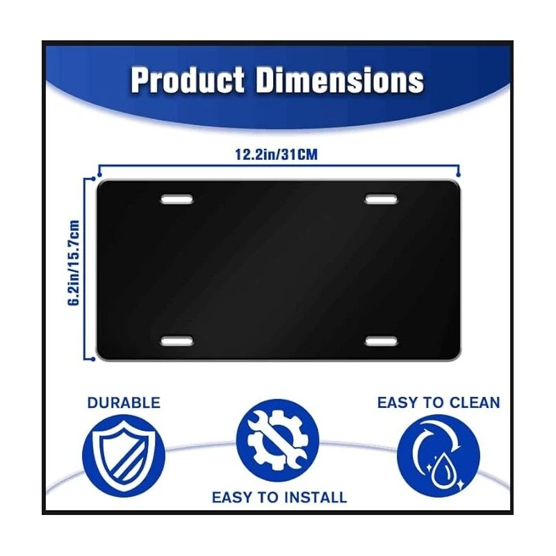 BLVD John 3:16 Religious Cross Metal License Plate Including Mounting