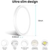 libtit 12 inch Flush Mount LED Ceiling Light Fixture, 3000K