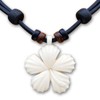 HANA LIMA Flower Necklace Surfer Necklace Hawaiian Leather Necklace Surfer