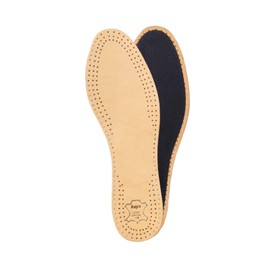 Naturally Vegetable Tanned Premium Shoe Insoles with Activated Carbon for Shoes and Boots, Kaps Extra Leather (Woman/UK 4 / EUR 37)