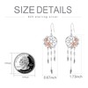 MBSUUH Dream Catcher Dangle Drop Earrings 925 Sterling Silver Synthetic