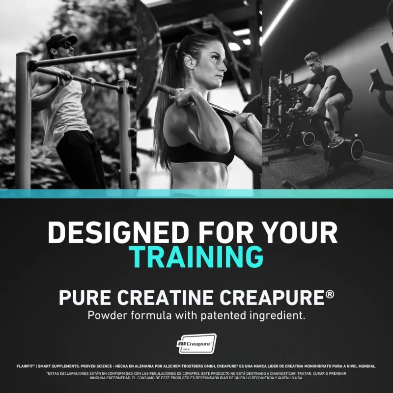 Flairfit Creatina Monohidratada Creapure® En Polvo de Alta Pureza |
