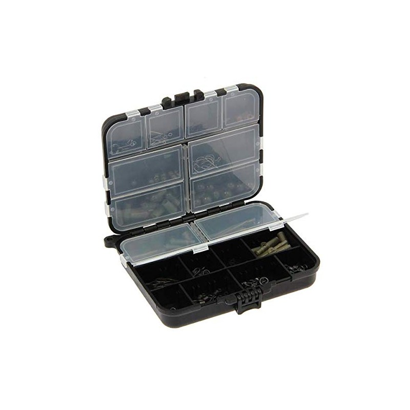 NGT Terminal Tackle Set - 175pc Carp Rig Accessory Box