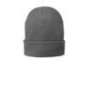 Port & Company Fleece-Lined Knit Cap OSFA White