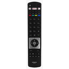 Hitachi RC5118F Genuine Remote Control for Smart LED TVs