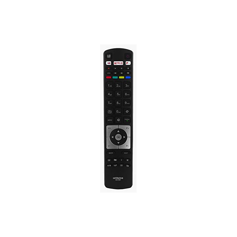 Hitachi RC5118F Genuine Remote Control for Smart LED TVs
