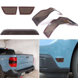 e-power-auto-Trim 5X Tail Light Cover Third Brake Turn Signal Lamp Cover For Ford Maverick 2022-24