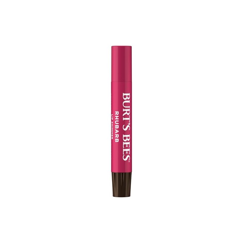 Burt's Bees 100% Natural Moisturizing Lip Shimmer, Rhubarb - 4