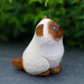 ShaoAngDuoMi Siamese Cat Figurines, Hand Carved Wooden Cat Statue, Cute Cat Statue Home Decor, Unique Cat Figure Collectibles Gift for Cat Lovers