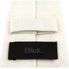 blick. Elementum in Plain Monochrome Dot Textured Silk Tie –