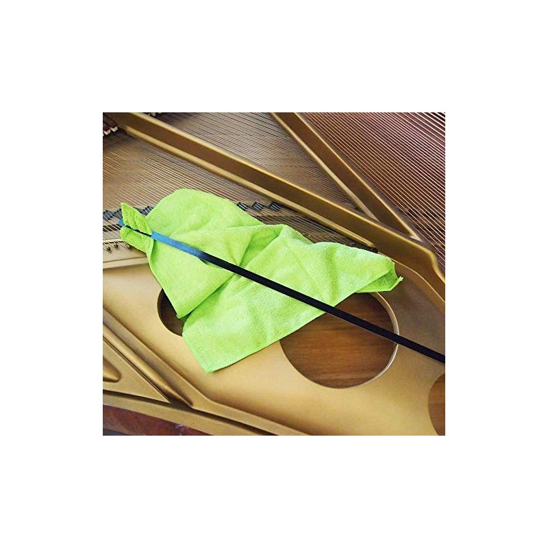 Grand Piano Soundboard Cleaning Tool With Microfiber Dusting Cloth