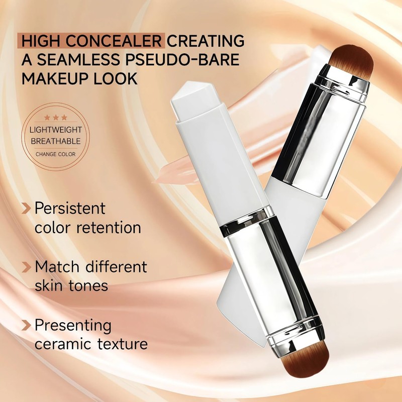 Hestia Color Changing Foundation Stick - 2-in-1 Korean Makeup Stick