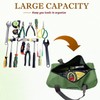 14 Inch Small Tool Bags for Men,Wide Mouth Zipper Tool