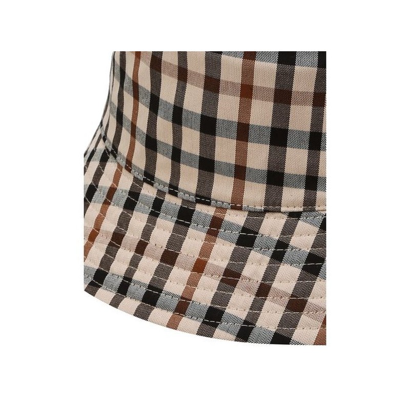 Daks (신세계강남점)DBHE4F119I2 버킷햇리버시블 여성 베이지 닥스베어 자수장식 체크 리버시블 버킷햇