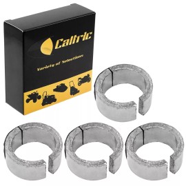 Caltric 4 Exhaust Pipe Gasket for Yamaha V Star 1100 XVS1100 1999-2009 4Nk-14714-00-0