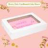 Huoshange 26.5x19.5 x 5 Inches 6 Pack Full Sheet Cake