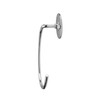 Croydex Chrome Duo Fix Glue or Screw Fix Slim Design