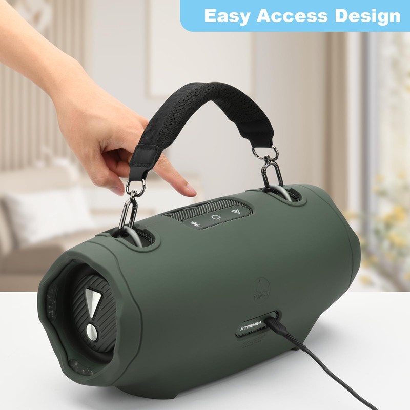 TXEsign Silicone Case Cover Compatible with JBL Xtreme 4 -