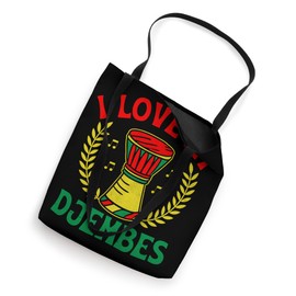 I Love My Djembes African Drums - Funny Djembe Tote Bag
