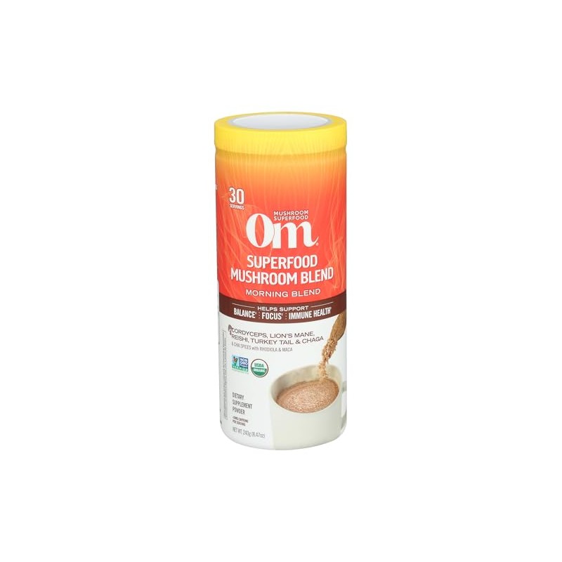 Mushroom Morning Energy Blend, 8 onzas