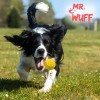 Pelota Mr. Wuff Grande Para Perro Con Sonido Caucho 8cm