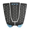 FCS Kolohe Tread-Lite Traction Pad Black-Tranquil Blue