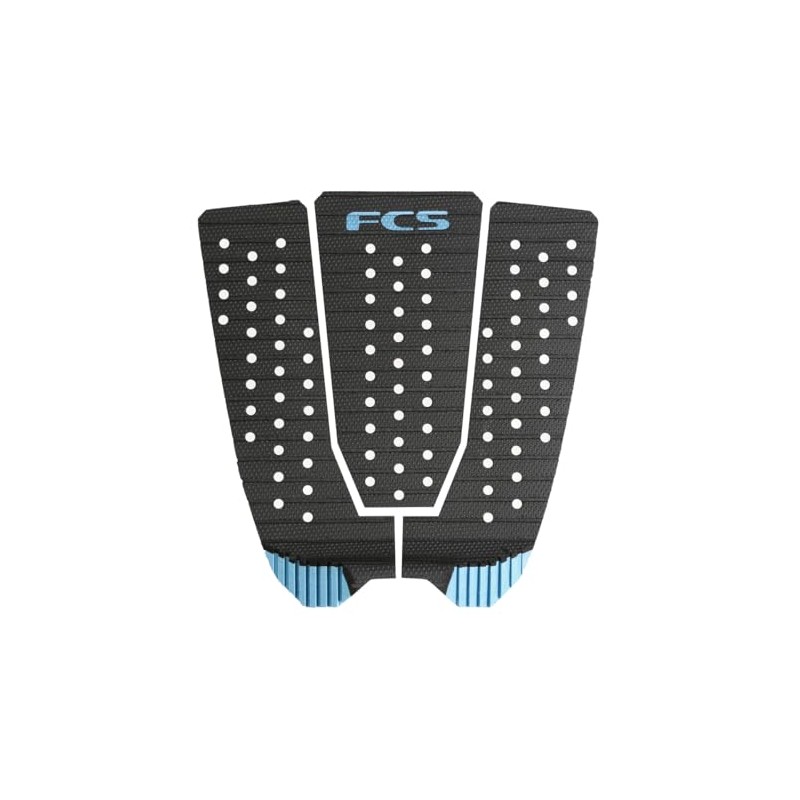FCS Kolohe Tread-Lite Traction Pad Black-Tranquil Blue