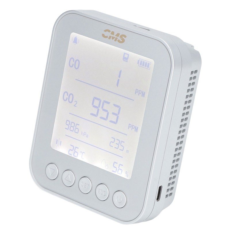 Altitude Pressure Detector 6 in 1 Multifunction USB Charging CO