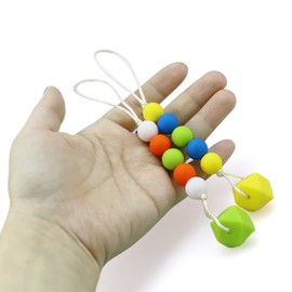 2 Pack Sensory Chew Zipper Pull Sensory Chew Toys Silicone Chewy Zipper Pull for Boys and Girls with Autism ADHD SPD Reduces Anxiety and Stress