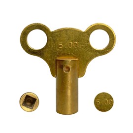 Heizkörperentlüftungsschlüssel – 9 Größen zur Auswahl – 5 mm/5 mm