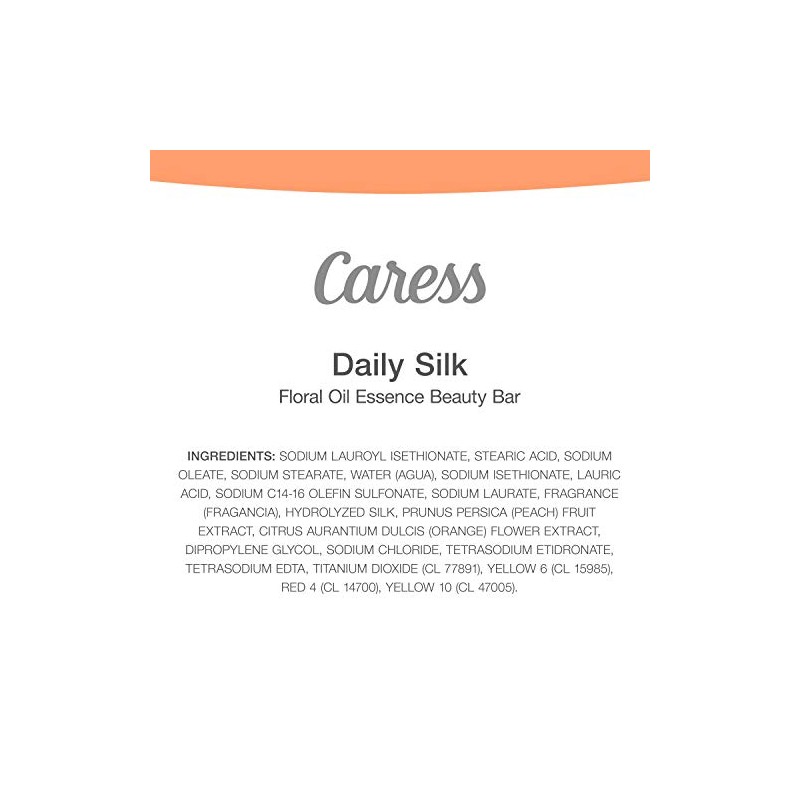 Caress Beauty Bar, Daily Silk 4 oz, 8 Bar, Pack