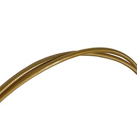 NISSEN Stainless Steel Shift Outer Cable V3 (Compatible with 11s) (Outer Diameter: 0.2 inches (4 mm), Length: 6.6 ft (2 m), Clear Gold