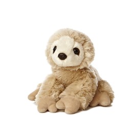 AURORA, 31355, Mini Flopsie Sloth, 8In, Soft Toy, FOR 3 years + Beige, Small