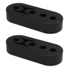 JUJUGO Muffler Hanger Mount, Reinforced Exhaust Pipe Rubber Hanger, Vibration