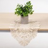 Doilies, Crochet Table Runner, Beige Lace Handmade Crochet Doilies For