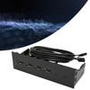 5.25 Inch USB2.0 Hub Front Panel Multifunctional 4 Ports 19pin
