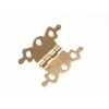 BUTTERFLY ORNATE FANCY HINGE EB BRASS PLATED 40MM WITH SCREWS ( 1 pair )