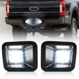 litzland LED License Plate Light Tag Lamp Compatible with Ford 2017-2022 F250 F350 F450 Super Duty Pickup Truck 6000K