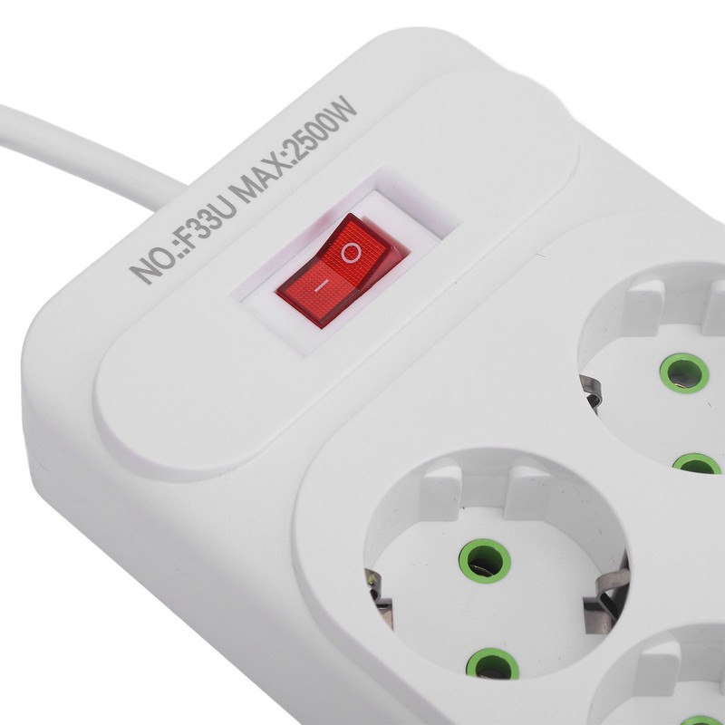 Power Strip 6 Outlets 4 USB 2 Type C Ports