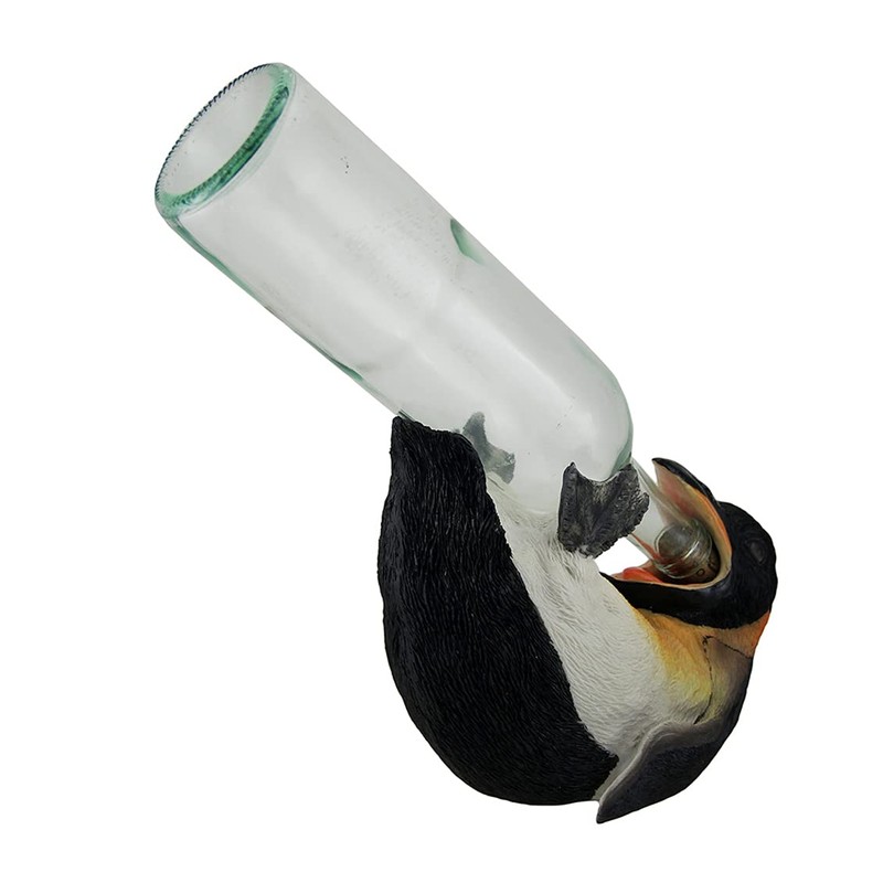 Zeckos Penguin Wine Bottle Holder